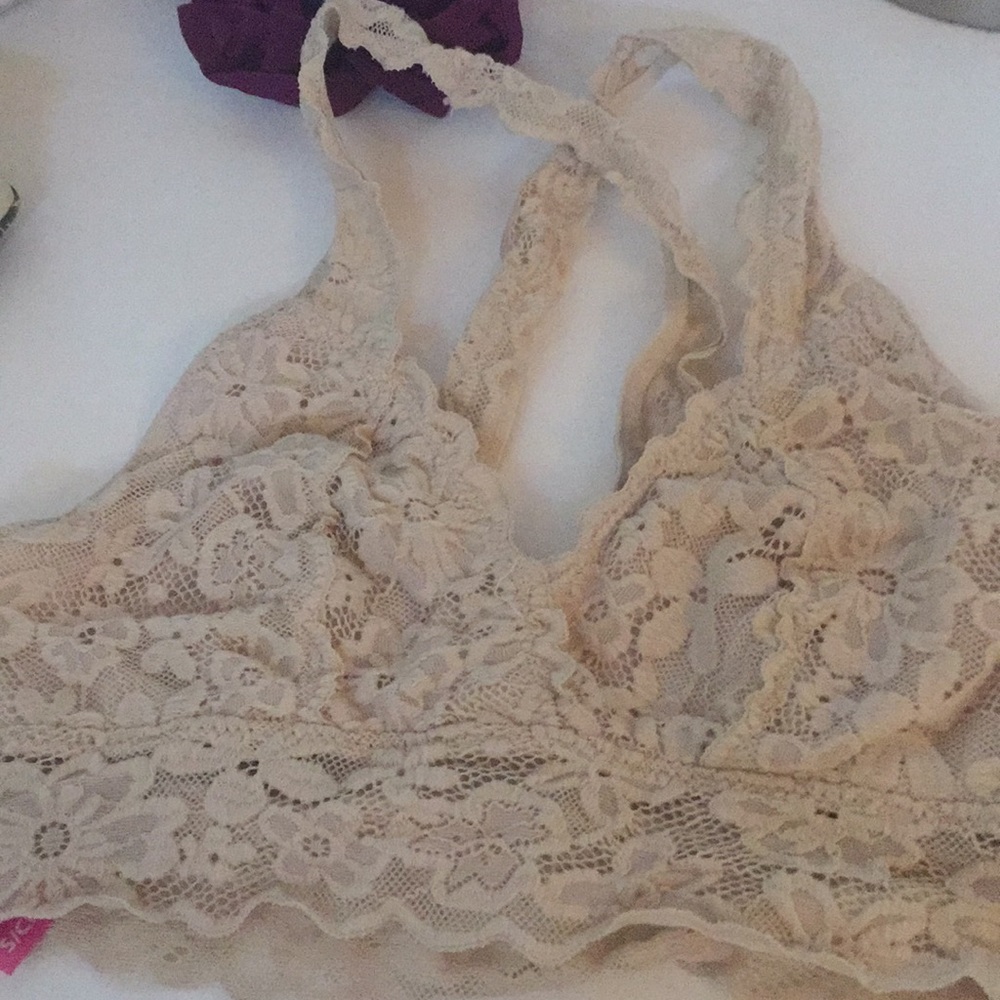 Beige Lace Bralette